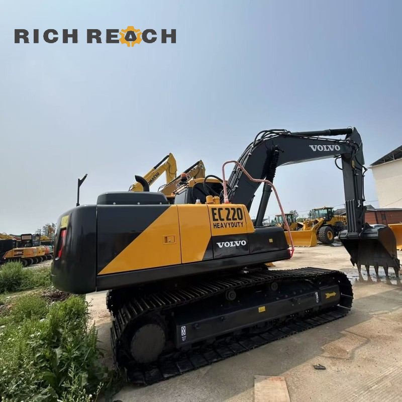 Cab interior and controls – 2024 Volvo EC220 excavator best price $32,200